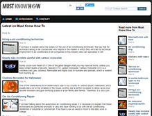 Tablet Screenshot of mustknowhowto.com